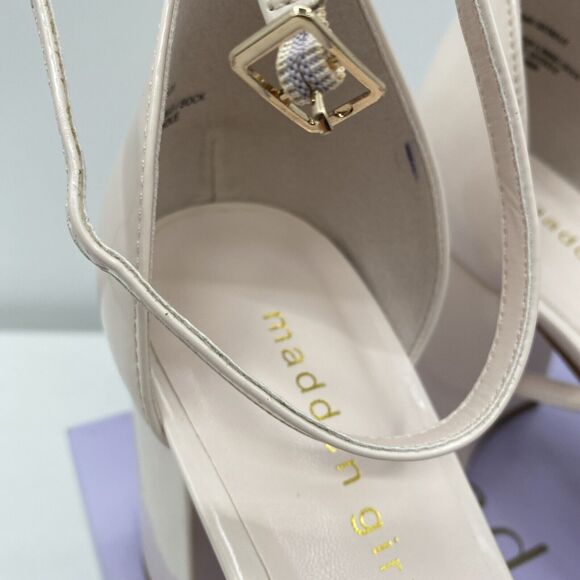 Madden Girl STAR Block Heel Platform Sandal Ankle Strap Square Toe Pink Size 11 - Picture 7 of 13